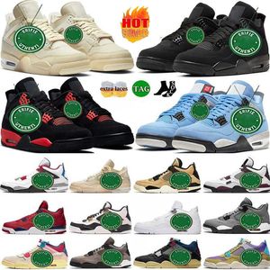 2023 Jumpman 4S Men Basketball Shoes OG Mens Womens Casual Shoes Military Black Cat Red Thunder University Blue White Cement Pure Money Sports Sneakers