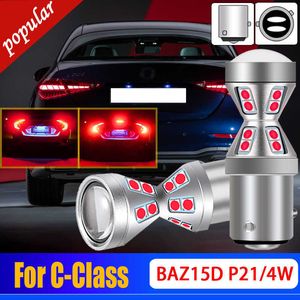 New 2X Canbus No Error P21/4W 566 LED Tail Brake Light Bulb BAZ15d Lamp For Mercedes-Benz C-Class 2000 2001-2004 2005 2006 2007 2008