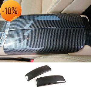 En gros Pour BMW X5 X6 E70 E71 2008 2009 2010 2011 2012 2013 Center Console Accoudoir Boîte Protection Couverture Autocollants Décoratifs Accessoires