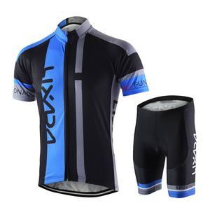 Men Breathable Quick Dry Comfortable Short Sleeve Jersey Padded Shorts Cycling Clothing Set Riding