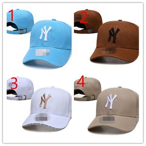 Heta mössor solhattar män kvinnor hink vinter hatt kvinnor mössa mössa för män lyxiga baseball mössa med NY-brev H19-6.14