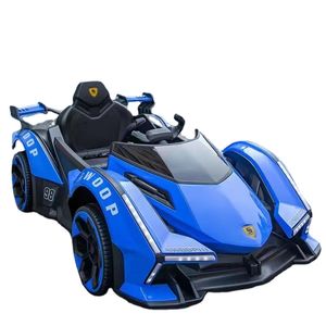 New Children's Electric Car Drift Racing Dual Drive Ride on Car With Remote Control for 1-6 Years Old Kids Toy Vehicles