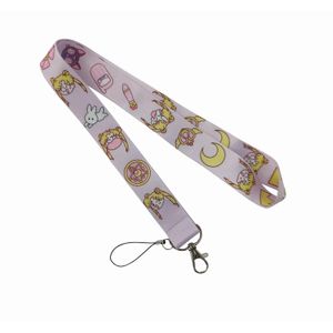 Correas de teléfono celular Charms Sailor Movie Moon Lanyard para llavero Tarjeta de identificación Pass Mobile Usb Badge Holder Cuerda colgante Lariat Lanyards Dhico