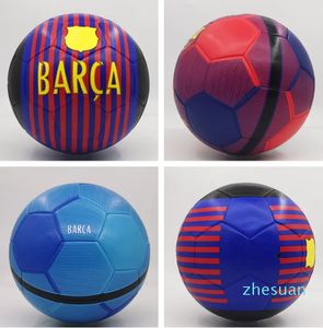 23 Barcelona Soccer Balls Officiell storlek 5 Högkvalitativ sömlös mållag Match Ball Football Training League Futbol Bola