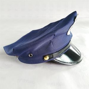 Navy Party Captain Cosplay Hat for Kids - Officer Policeman Costume Cap