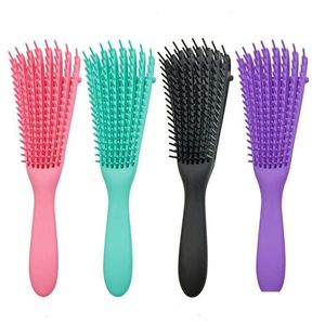 Hair Brushes Detangling Brush Natural Der For Afro America 3A To 4C Kinky Wavy Curly Coily De Easily Wet/Dry Drop Delivery Products Dhigj