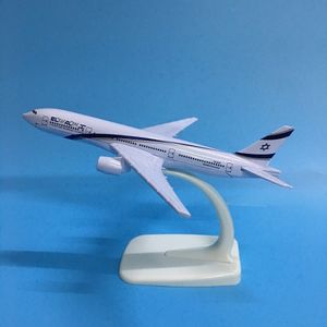 Uçak Modle Jason Tutu Uçak Model Uçak İsrail Boeing B777 Uçak Modeli Diecast Metal 1 400 16cm Model Uçak Uçak Oyuncak Hediyesi 230613