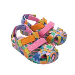 Прибытие Mini Melissa Kids Sandals Kids Beach Big Girl и Boy Fashion Jelly Shoes HMI083 Arriva 230613