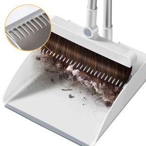 Brooms Dustpans Home Broom Stan Zestaw stojak ze stojakiem nierdzewnym rozkładany kombinezon Nonstick Hair Wheeling Narzędzia czyszczące 230613