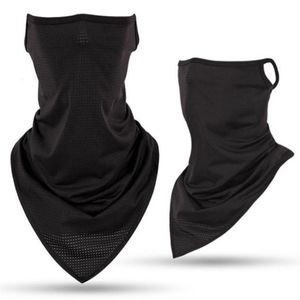 Capuz tático respirável gelo seda rosto cachecol balaclava capa de pescoço esportes ao ar livre à prova de vento poeira bandana bicicleta ciclismo motocicleta sk255a