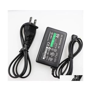 Batterier laddare EU/US Plug 5V Hemvägg laddare strömförsörjning AC -adapter för PlayStation Portable PSP 1000 2000 3000 Charging Co Dhhdu