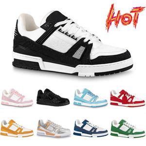 Men Shoes Designer Sneakers Casual Shoes Vintage Platform Trainers triple white pink sky blue black green yellow denim low mens sneakers women trainers EUR 36-45