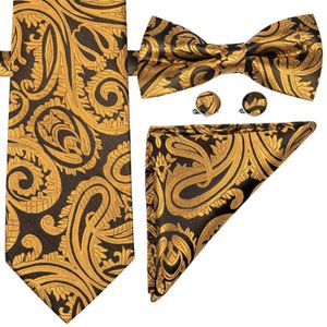 HiTie Fashion Mens Tie Stripe Silk Woven Bowtie With Handkerchief Cufflinks For Mens Wedding Dress Fashion Suit LH0712 D1490965001239r