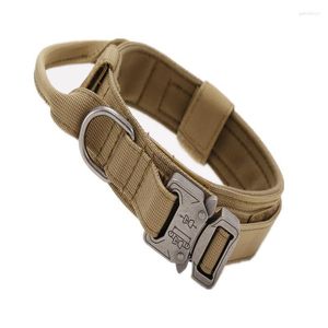 Dog Collars Heavy-duty Collar Adjustable Metal Belt Buckle Breathable Nylon Pet For Large Dogs Helps With