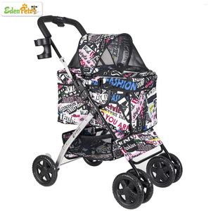 Dog Car Seat Covers EDENPETZ Pet Stroller Foldable Pets Cart Outdoor Travel Gear Cat