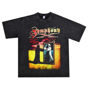 Speed ​​Vanguard Heavy Metal Rock Senfoni Bilinmeyen Senfoni Band Yıkanmış T-Shirt