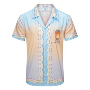 Kazablanka Gömlek Erkekler Tasarımcı Gömlek Casa Blanca Fit Rahat Popüler Polo Erkekler Giyim Topkalite Elbise Bizi M-3XL B5