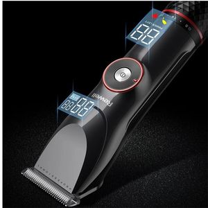 Hair Trimmer Hair Cutting Machine Clipper For Men 3500mAh 10H Husband Rechargeable Beard Trimmer Professional Stainless Steel Head Wireless 230613