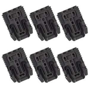 6PCS Quick Locking System Kit QLS Locking Fork Mount Plate For Tactical Holster QLS Holster Attachments Quick Transfer Gear7725395224s