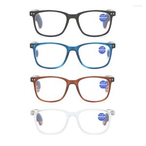 サングラスMoodew Blue Lightブロッキングレディングメガネのためのクラシックスクエアリーダーの女性反グレアハイパーピア前視視視頭UV400