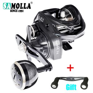 BAITCASTING REELS Big Reel Jigging Fishing Saltwater Catfishing Trolling 6.3 1 15 kg Drag Cast Drum Wheel Boat Moulinet Casting 230614