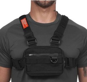 Men Chest Pack Trend Tactical Tooling Vest Bags Nylon High Quality Waterproof Chest Rig Bag Multifunctional Storage Bags