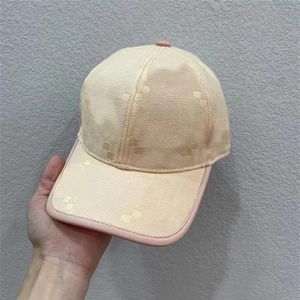 Roze vrouw cap canvas g man designer hoed voor vrouwen modieuze chic gorra homme speciale lederen rand verstelbare baseball caps tr222I