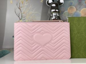 Womens designer clutch bag luxurys marmont wallets classic metal letter mark card holders high-quality fashion Zig Zag Large size purses with Original box dust bag