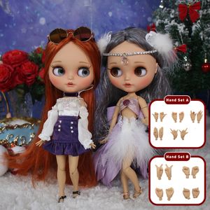 Bonecas ICY DBS blyth doll 1/6 bjd toy corpo comum pele bronzeada placa frontal fosca 30cm à venda preço especial brinquedo presente anime boneca SD 230613