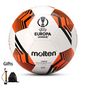 Bolas Derretidas Tamanho 4 5 Bolas de Futebol da Liga Europeia Standard Futsal Bola de Futebol Outdoor Indoor Juvenis Adultos Brindes 230613