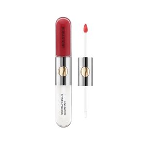 Lábios Maquiagem Batom Brilho Labial Hidratação de Longa Duração Cosmético Batom Sexy Red Matte Brilho labial à prova d'água