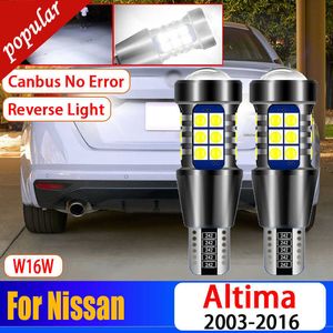 New 2Pcs Car Canbus Error Free 921 LED Reverse Light W16W T15 Backup Bulbs For Nissan Altima 2003-2010 2011 2012 2013 2014 2015 2016