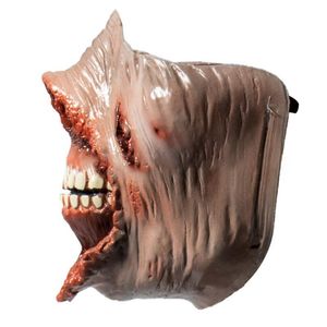 Party Masks Halloween Produktsimulering Skull Half Face Mask Death Stranded Golden Skull Mask Halloween Decoration Mask Party Masks 230614