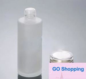 Großhandel Milchglasflasche mit Golddeckel, Glaslotion-Toner-Flasche Frost 120 ml Kosmetikverpackung Glasflasche Top-Qualität