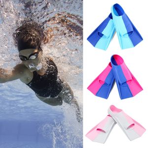 Fins Gloves Men Women Kids Silicone Professional Scuba Diving Fins Short Snorkel Swimming Fins Flippers Swimming Diving Wholesale 230613