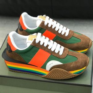 Мужчина-дизайнер Jagga Runner Low Shoes Fashion Classic Sports Style Simple Trend Color Contrast дизайн внешний вид.