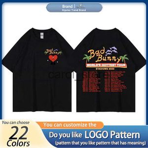 Camisetas Masculinas Bad Bunny Un Verano Sin Ti Album T-shirt Manga Curta Bonita Moda Verão Camiseta Masculina Algodão O pescoço Feminino Camisetas Masculinas J230614