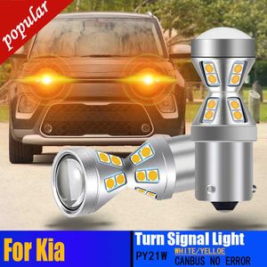 New 2X LED Turn Signal Light Bulbs Lamp Canbus PY21W BAU15S 7507 For Kia Sorento Sportage 1 2 3 4 Sedona Seltos Stinger Stonic Venga