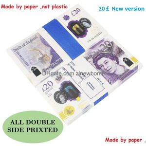 Andere festliche Partyartikel, gedrucktes Geld, Spielzeug, britische Pfund, Gbp, britische 50-Prop-Spielzeug, FL-Druckkopie, Banknote für Kinder, Weihnachten, Dhycl