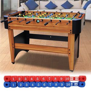 Foosball 2 PCS Blue Red Mini Multi Function Table Footsball Game Game Billiard Блок Блок БУЛЕКТА 230613