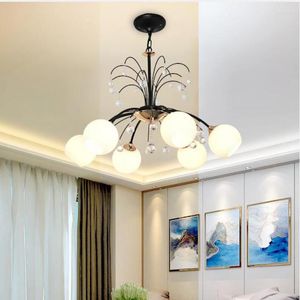 Chandeliers Norse Droplight American Countryside Iron Vintage Living Room Lamp Bedroom Dining E27 Ceiling Chandelier