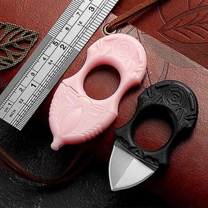 Tragbares Mini-Messer, Selbstverteidigung, Schlüsselanhänger, zusammenklappbar, Outdoor-Halskette, kreative scharfe Frucht SRCC71049775106494237g