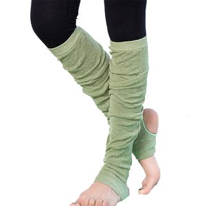 Sports Socks Summer Thin Slouch Socks Women Cotton Leg Warmer Thigh High Stocking Ladies Dance Pilates Yoga Training Sportswear Long Socks 230613