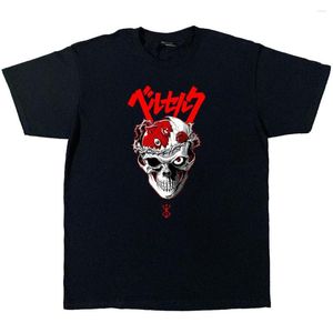 Męskie koszule Mężczyzny Dark Berserk Anime T-shirt męski manga z krótkim rękawem Występuje oddychany duży wzór Druku