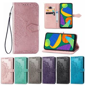 Protector Cases for Samsung Galaxy J2 J3 J4 J5 PRO J6 PRIME J7 PRO J8 J510 J710 PU Leather Cover Kickstand Flowers Anti-skid Dustproof with Wallet Card Slot