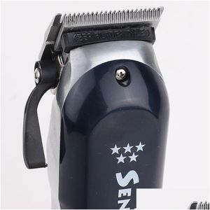 Terrimer per capelli ER Senior Magic Black Electric Clipper Capelli che tagliano la barba della barba Hine Strumenti in stile Stile professionale DHGCF portatile