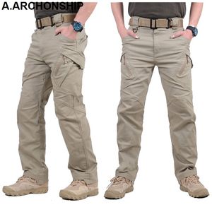 Mens Pants Pro IX9 II Men Militär taktisk stridbyxor Swat Army Cargo utomhus Coman Cotton 230614