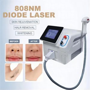 Portabel permanent hårborttagningsmaskin Diode Laser 755 808 1064 Hårborttagning Tatuering Borttagning Skönhetsanordning