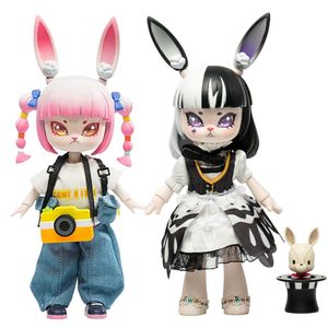 Bebekler Bonnie Rabbit hareketli bebek sevimli elf ob11 1/12 BJD bebek rakamları model anime bebekler kawaii sürpriz hediye oyuncakları kızlar için 230613