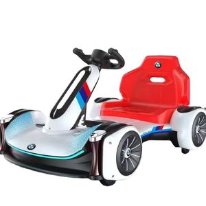 Elektrikli Yarış Git Karting Arabalar 390W Çift Sürüş Büyük Güç Pedalı Çocuklar İçin Kartlar Yetişkin 12V 7ah Pil